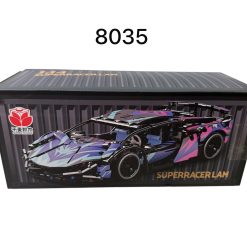 KLOCKI AUTO KONTENER SUPERRACERLAM  DLA DZIECI.