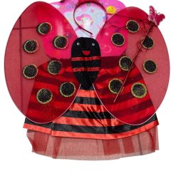 STRÓJ UROCZY BIEDRONKI CUTE DLA DZIEWCZYNEK.