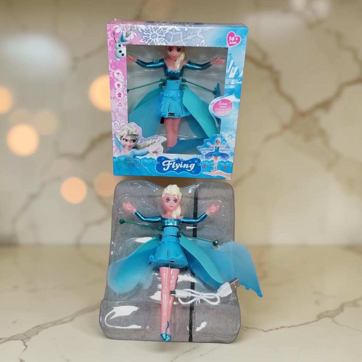 LALKA LATAJĄCA MAGICZNA WRÓŻKA ŚWIECĄCA STEROWANA RĘKĄ USB DRON.