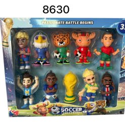 ZESTAW FIGURKI PIŁKARSKIEJ 10PCS DLA DZIECI.