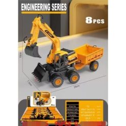 CIĘŻARÓWKA AUTO POJAZDY MASZYNY BUDOWLANE ŚWIATŁO DŻWIĘK.