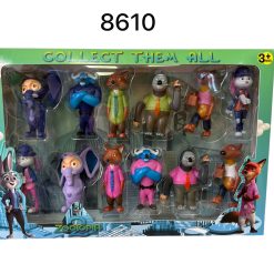 ZESTAW FIGURKI ZOOTOPIA 12PCS DLA DZIECI.