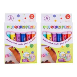 MAGICZNE MAZAKI ROSNĄCE WYPUKŁE KOLOROWE POPCORN PENS.