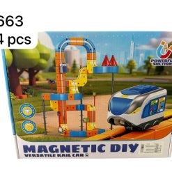 TOR ELEKTRYCZNY KOLEJKA KLOCKI MAGNETYCZNE POCIĄG ANTYGRAWITACYJNY 134 EL.