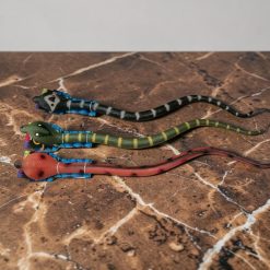DUŻY WĄŻ Z GROSZKIEM MIĘKKI GUMOWY 70CM.