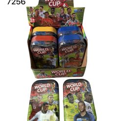KARTY PIŁKARSKIEJ METALOWE PUDEŁKA WORRLD CUP.