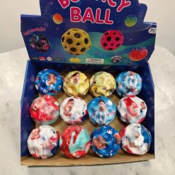 PIŁKA GUMOWA BOUNCY BALL PIŁKARSKIEJ 5CM DLA DZIECI.