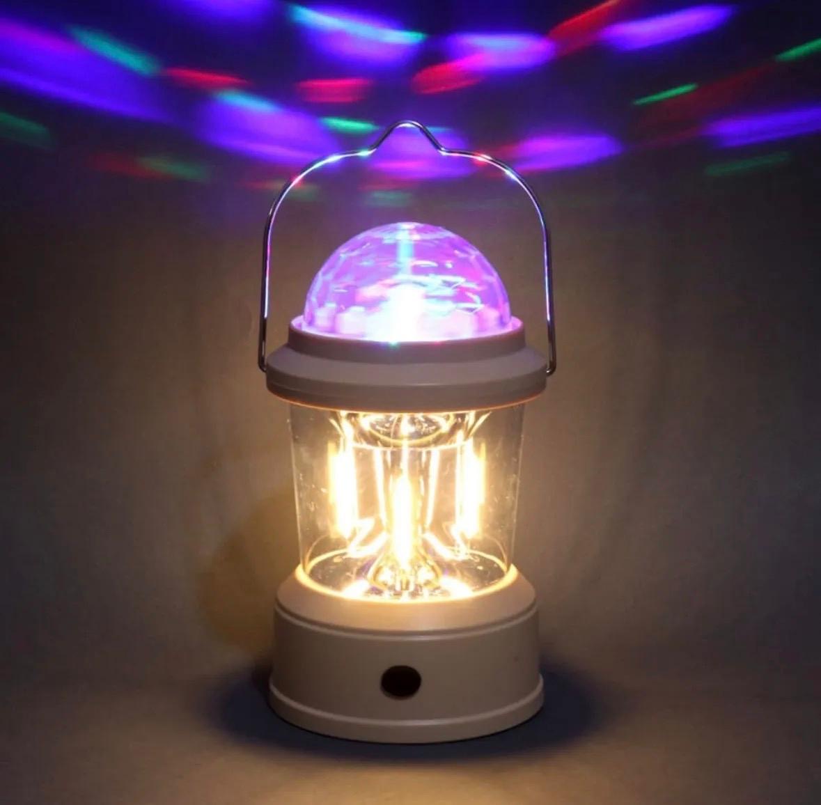 WIELOFUNKCYJNA KOLOROWA ŁADOWALNA LAMPA KEMPINGOWA. - obrazek 4