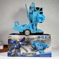 HELIKOPTER TRANSFORMUJĄCY ROBOT 2W1 JEŹDZIK DŹWIĘKI LED.