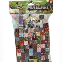 KLOCKI MAGNETYCZNE MINECRAFT 78+2 ELEMENTÓW.