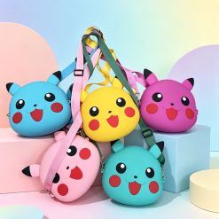 TOREBKA PIKACHU SILICONE  CUTE LATO DLA DZIECI.
