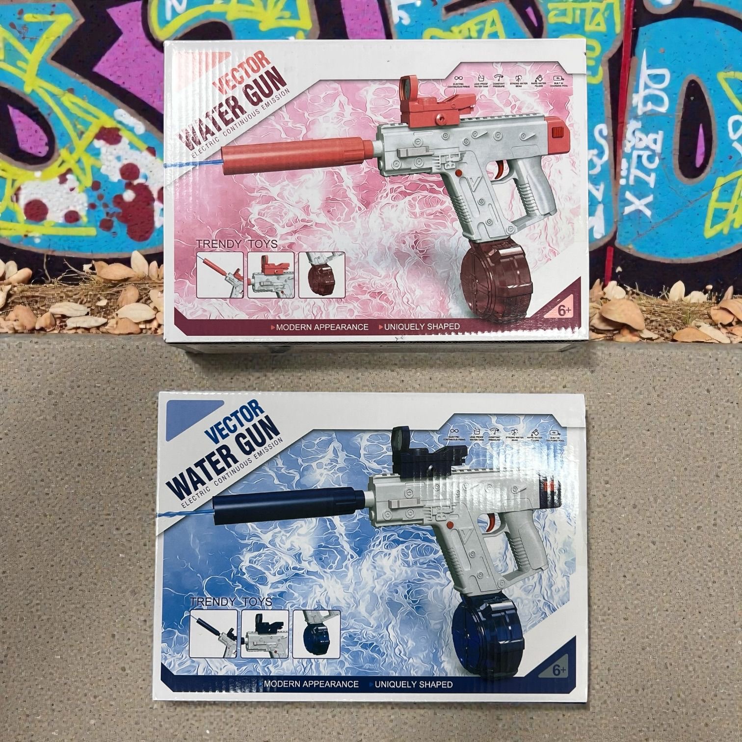 PISTOLET AUTOMATTYCZNY ELEKTRYCZNY NA WODĘ.