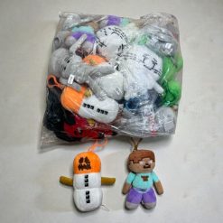 BRELOK MASKOTKA MINECRAFT DO KLUCZY 10CM.