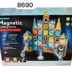 KLOCKI MAGNETYCZNE KONSTRUKCYJNE 96 ELEMENTÓW.
