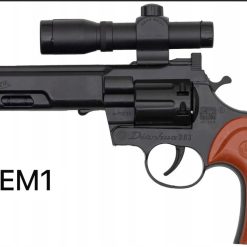 PISTOLET PLASTIKOWY NA SPŁONKĘ.