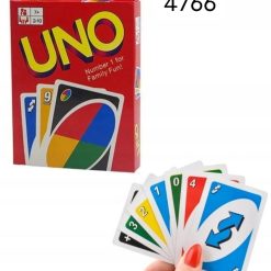 GRA KARTY UNO CZERWONE DLA DZIECI.