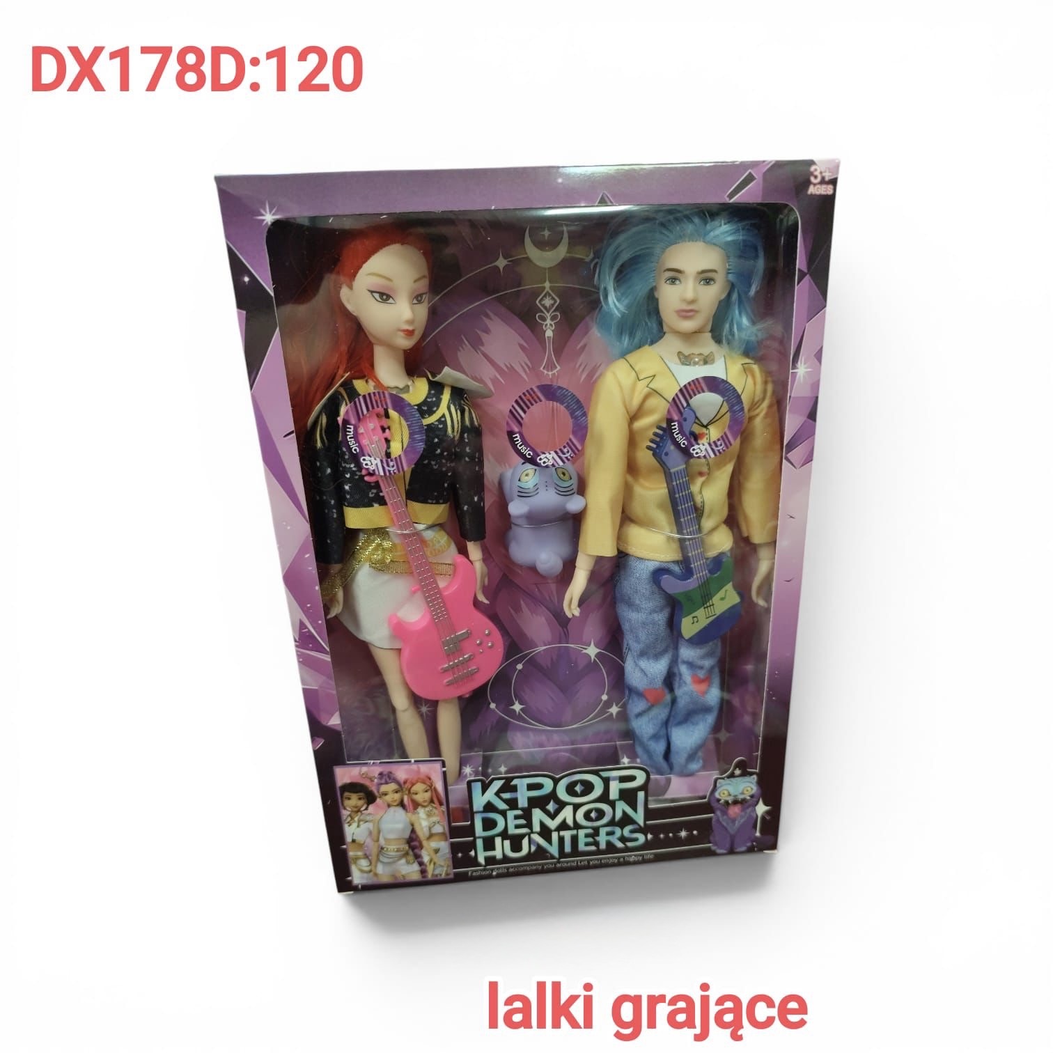 ZESTAW LALKA GRAJĄCA K-POP DLA DZIECI.