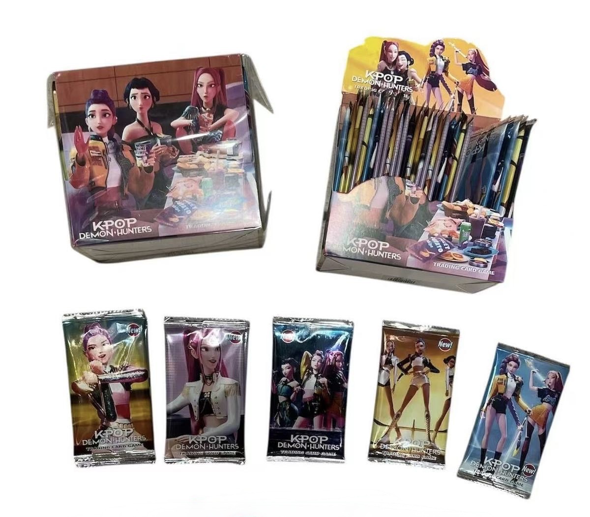 SASZETKI KARTY K-POP 288 KART BOX 36 SASZETEK.