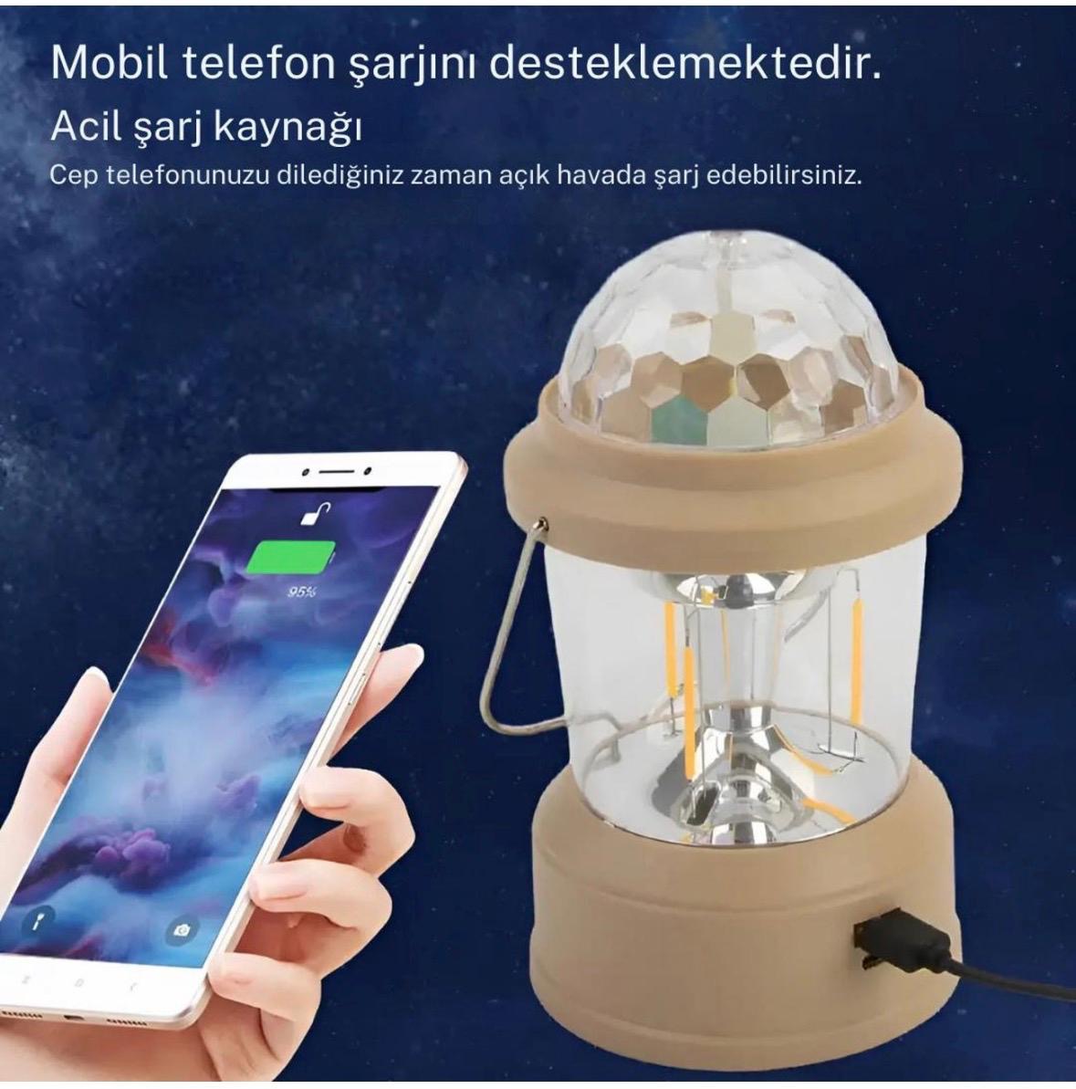 WIELOFUNKCYJNA KOLOROWA ŁADOWALNA LAMPA KEMPINGOWA. - obrazek 3