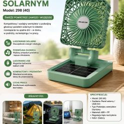 MINI WENTYLATOR SAMOCHODOWY USB Z CHŁODZENIEM.