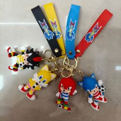 BRELOK FIGURKI GUMOWA SONIC DO KLUCZY.