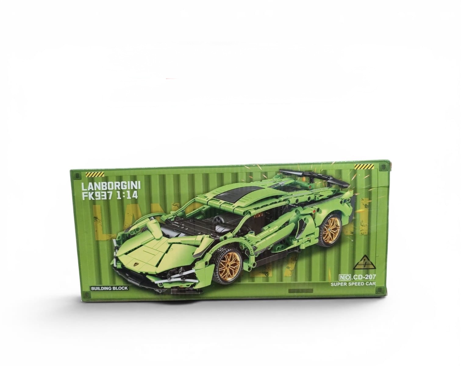 KLOCKI AUTO KONTENER LANBORGINI DLA DZIECI.
