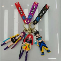 BRELOK FIGURKI GUMOWA K-POP DO KLUCZY.