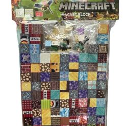 KLOCKI MAGNETYCZNE MINECRAFT 100+2 ELEMENTÓW.