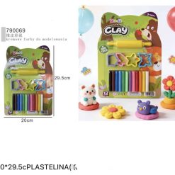 PLASTELINA SZKOLNA OPAKOWANIE 12 KOLORÓW.