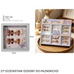 ZESTAW OZDOBY DO PAZNOKCI.