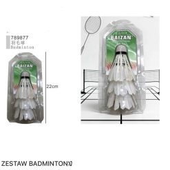 ZESTAW LOTKI DO BADMINTON SPORTOWE 3PCS.
