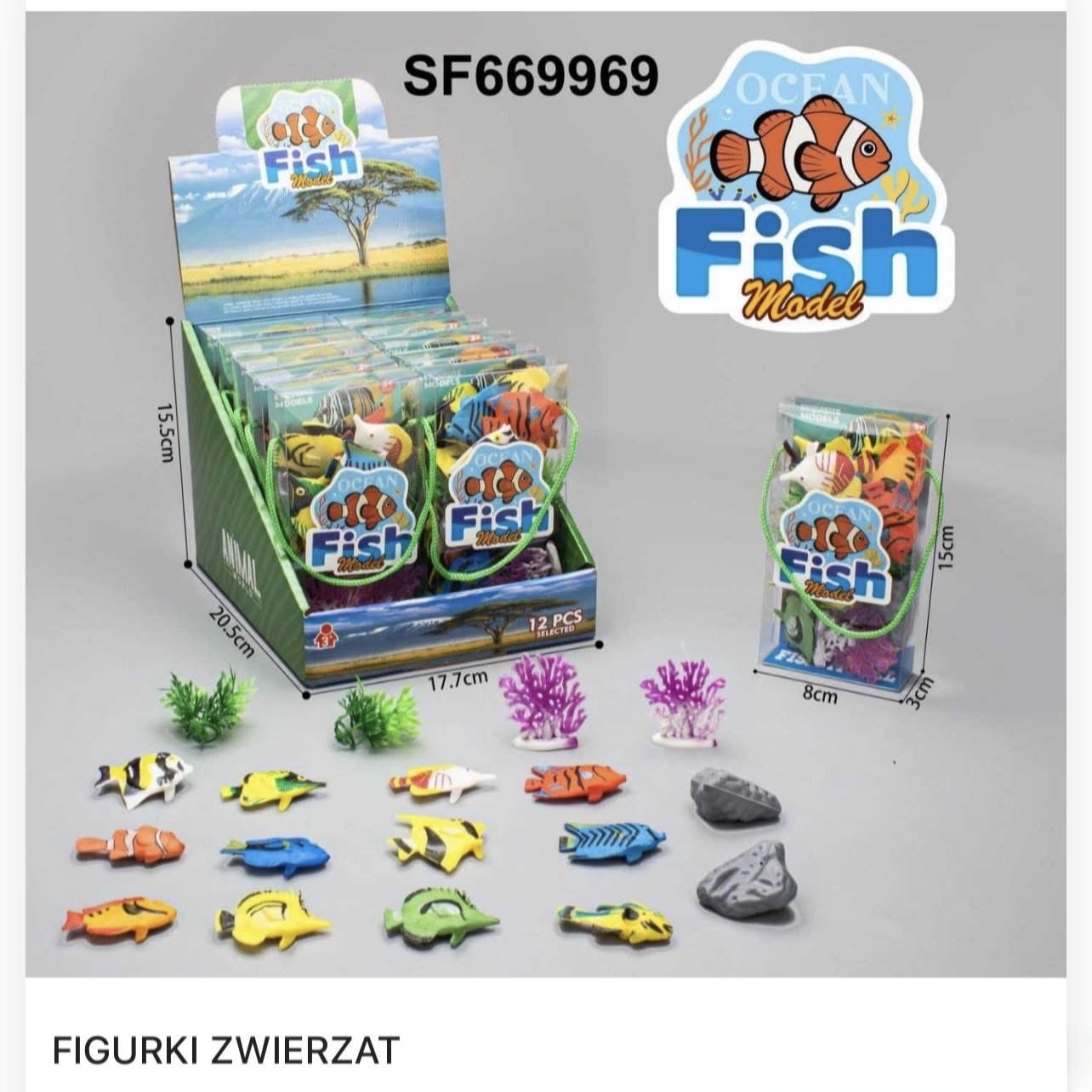 ZESTAW FIGURKI ZWIERZĄT GUMOWE DLA DZIECI.