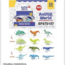 FIGURKI ZWIERZĄT GUMOWE DLA DZIECI.