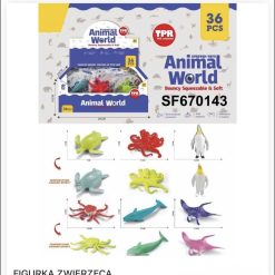 FIGURKI ZWIERZĄT GUMOWE DLA DZIECI.
