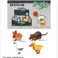 FIGURKI ZWIERZĄT GUMOWE DLA DZIECI.