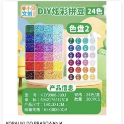 ZESTAW KORALIKI ROBIENIA BRANSOLETKA DIY DLA DZIECKA.