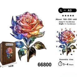 PUZZLE KWIATY 3D UKŁADANKA DLA DZIECI.