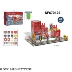 KLOCKI MAGNETYCZNE KONSTRUKCYJNE 44 ELEMENTÓW.