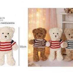 MASKOTKA PLUSZAK MIŚA DLA DZIECI 30CM.