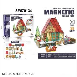 KLOCKI MAGNETYCZNE KONSTRUKCYJNE 38 ELEMENTÓW.