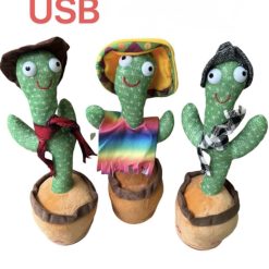 KAKTUS TAŃCZY-ŚPIEWA-POWTARZA I GRA MUZYKĘ USB.