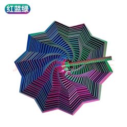 Alternative view of KOSTKA ANTYSTRESOWA FIDGET STAR PLASTIKOWA.