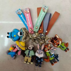 BRELOK FIGURKI GUMOWA ZOOTOPIA DO KLUCZY.