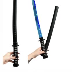 MIECZ ŚWIATŁEM I DŹWIĘKIEM WIRUJĄCY FIGURKI 40CM.