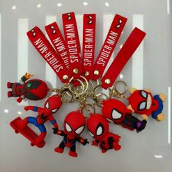 BRELOK FIGURKI GUMOWA SPIDER-MAN DO KLUCZY.