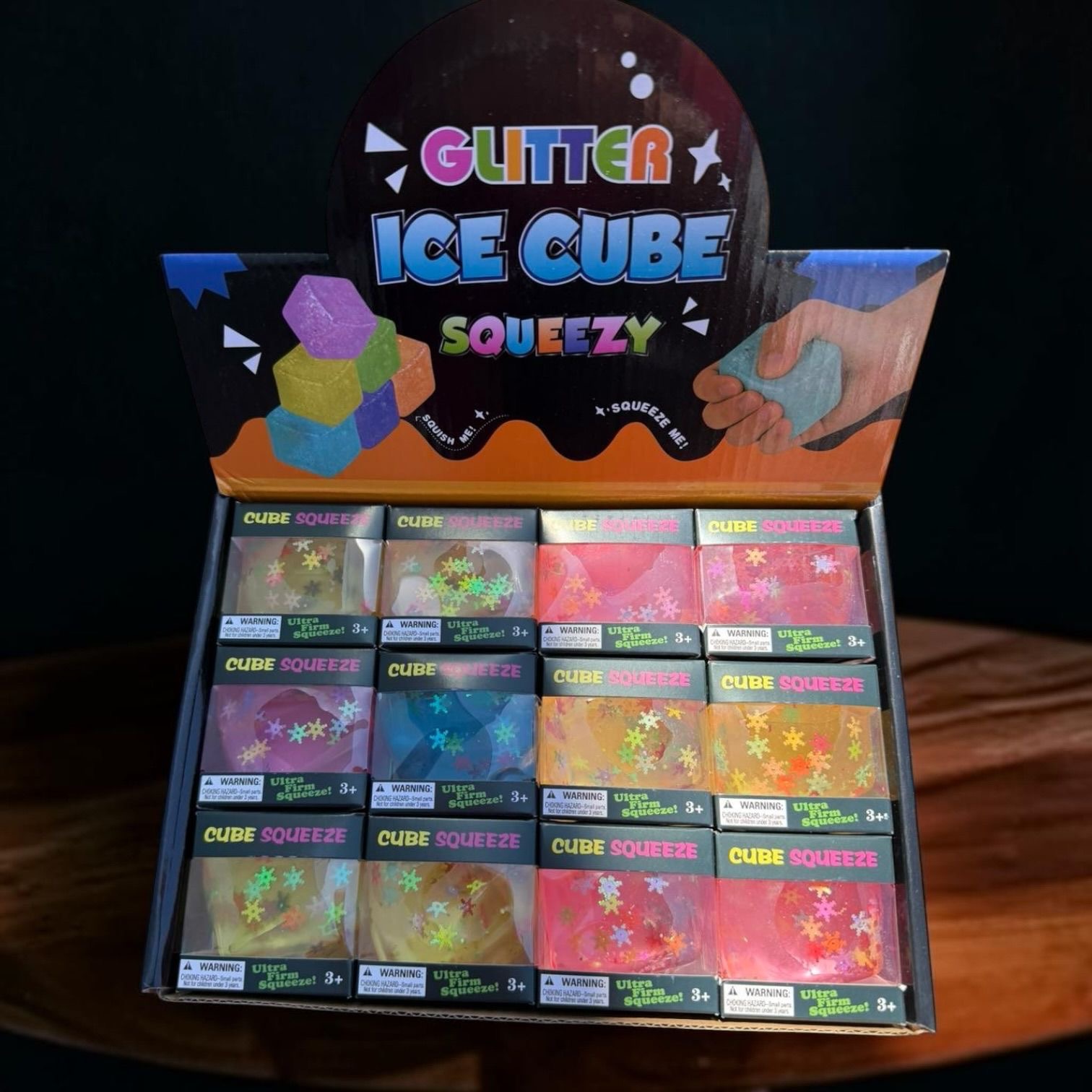 GNIOTKI ANTYSTRESOWE CUBE 5CM DLA DZIECI.