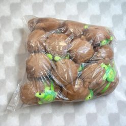 OPASKA NA RĘKĘ KAPIBARA Z ŻÓŁWIEM PLECAKIEM 18CM.