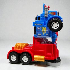 AUTO TRANSFORMUJĄCY ROBOT 2W1 JEŹDZIK DŹWIĘKI LED.