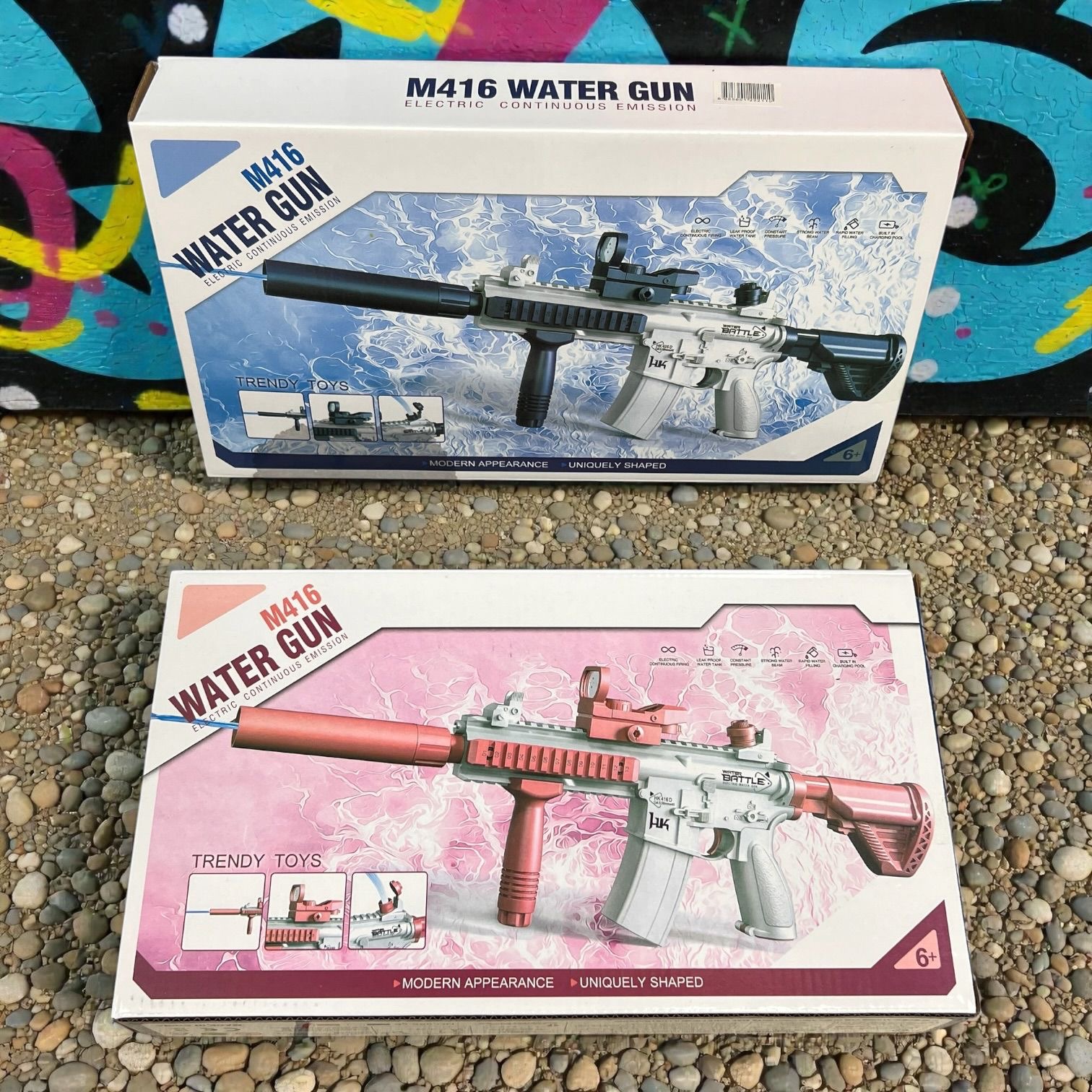 PISTOLET AUTOMATTYCZNY ELEKTRYCZNY NA WODĘ.