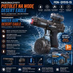 Alternative view of PISTOLET AUTOMATTYCZNY ELEKTRYCZNY NA WODĘ.